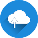 Cloud symbolizing the uploading of data