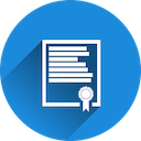Contract icon symbolizing Digital Object Identifiers